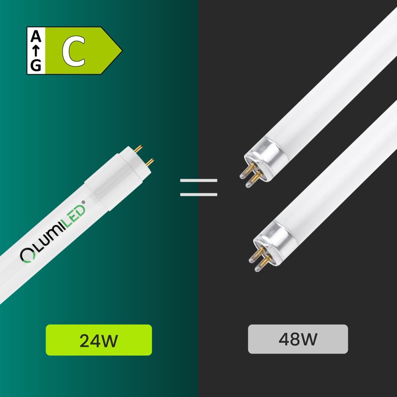 LED Rør G13 T8 24W 3840lm 6500K 150cm 160lm/W