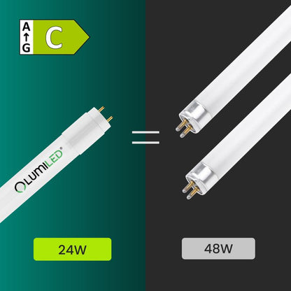 LED Rør G13 T8 24W 3840lm 6500K 150cm 160lm/W