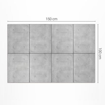 Udendørs Vinyltæppe Industriel Beton 100x150 cm | 4071214942406