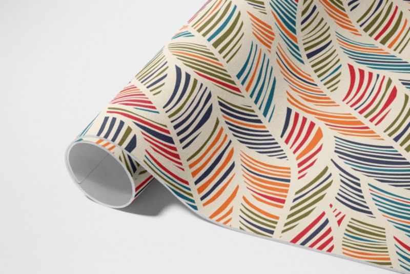 Udendørs Vinylgulvtæppe 120x180 cm Flerfarvet Bohemian Blade 1 stk.