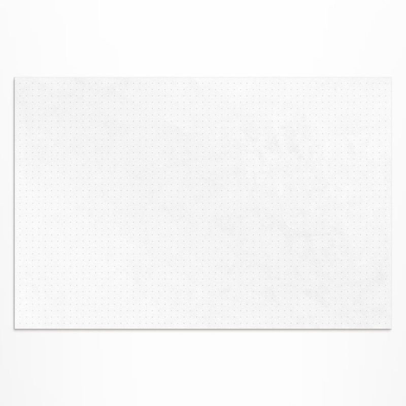 Vinyl Udendørsmåtte 80x120 cm Hvid 4069491858367