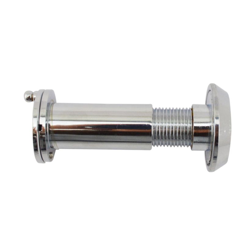 Dørspion 14 mm 180° Krom 35-58 mm