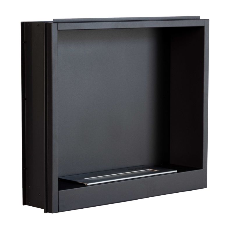 Biokamin Indbygning 60x50 cm Sort B611