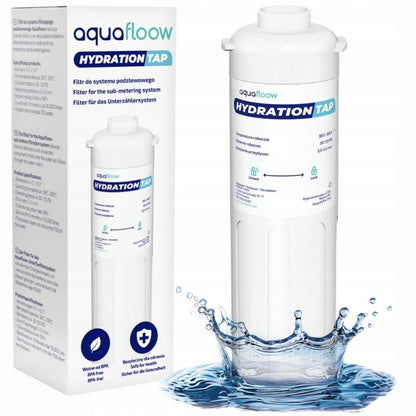 AquaFloow Hydration Tap filterpatron til vandfilter under vasken, 1 stk.