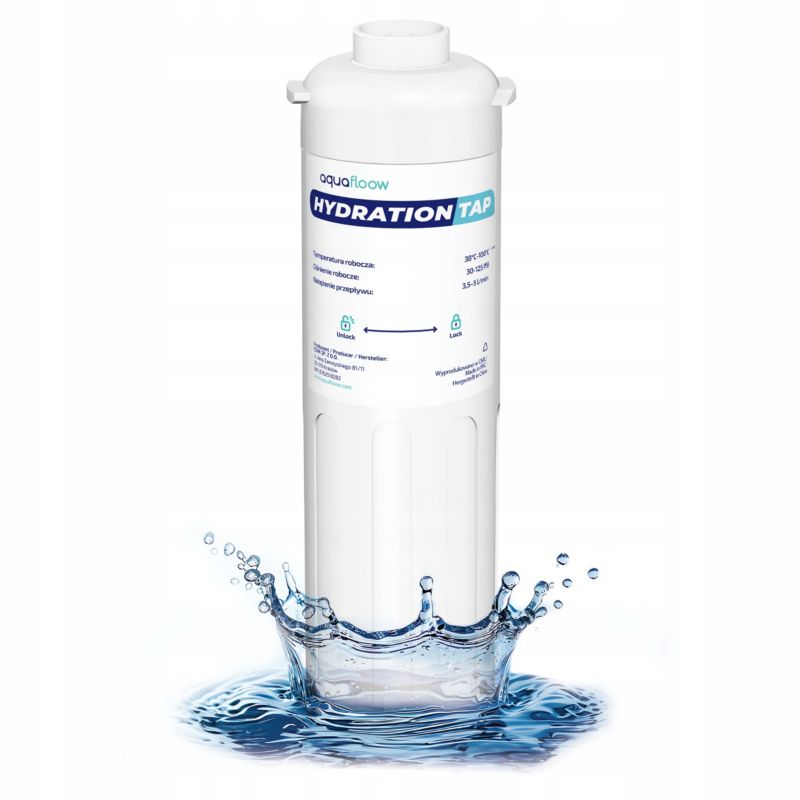 AquaFloow Hydration Tap filterpatron til vandfilter under vasken, 1 stk.