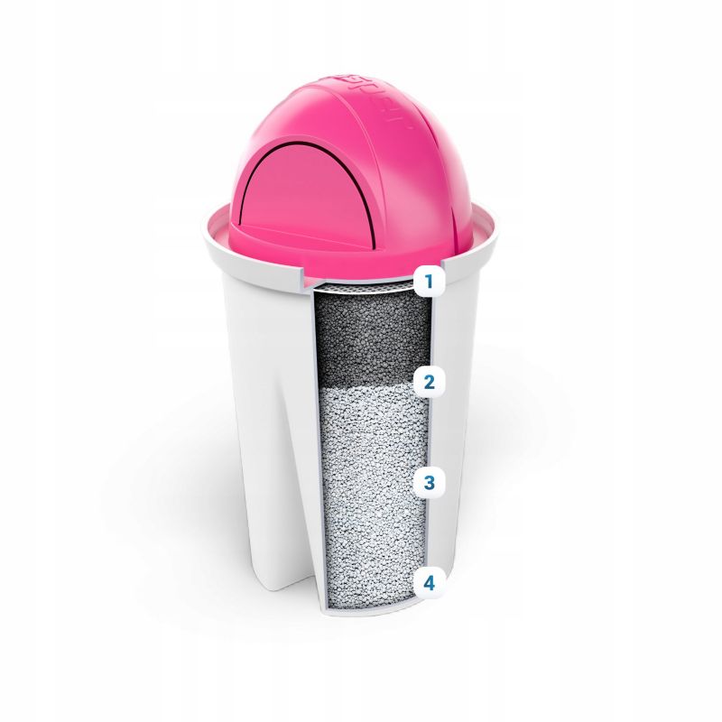 Wessper Classic magnesiumfilter MG+ – erstatningsfilter til Brita og Dafi vandkander, 10 stk.
