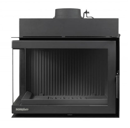Pejseindsats TRENT SL Venstreglas 12 kW Sort
