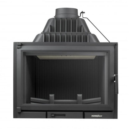 Pejseindsats REMUS 75x83 cm Støbejern Sort 16 kW