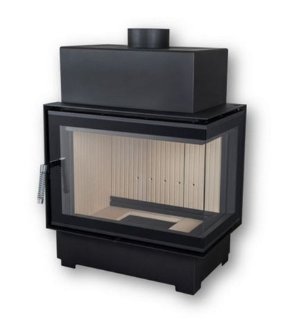 Pejseindsats ROTEN Højre Glas 10 kW