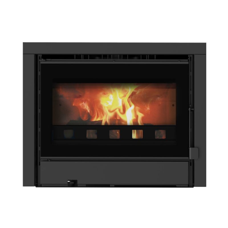Pejseindsats Idelya 13,5 kW 68x57 cm Sort