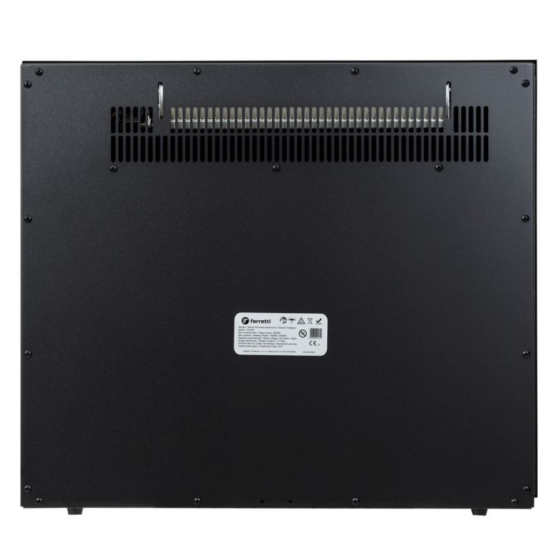 Elektrisk Pejseindsats Oscar 58x50 cm LED Sort