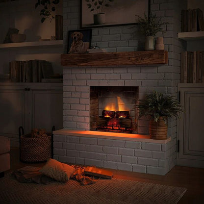 Elektrisk Pejseindsats 71x63 cm med Wi-Fi og Ambiente Lys E621EU