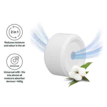 Indsats til affugter GoodHome bomuld 2 x 450 g