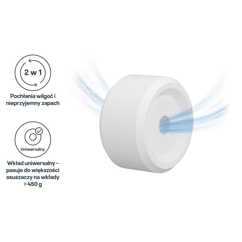Indsats til affugter GoodHome Neutral 2 x 450 g