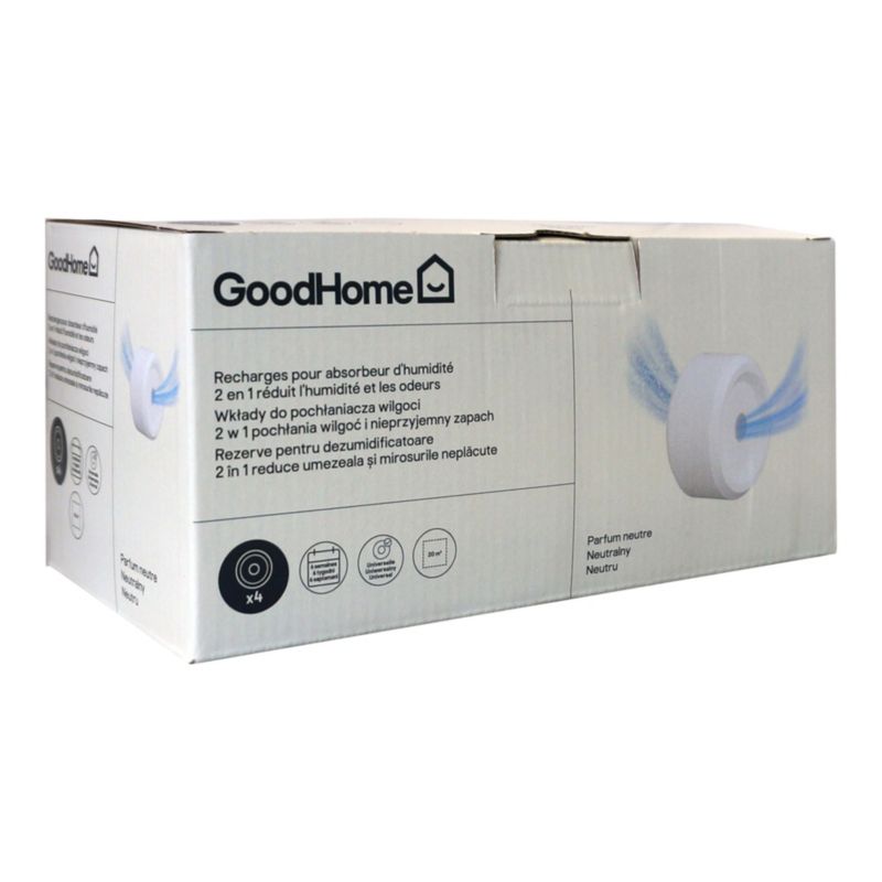 Indsats til affugter GoodHome Neutral 4 x 450 g