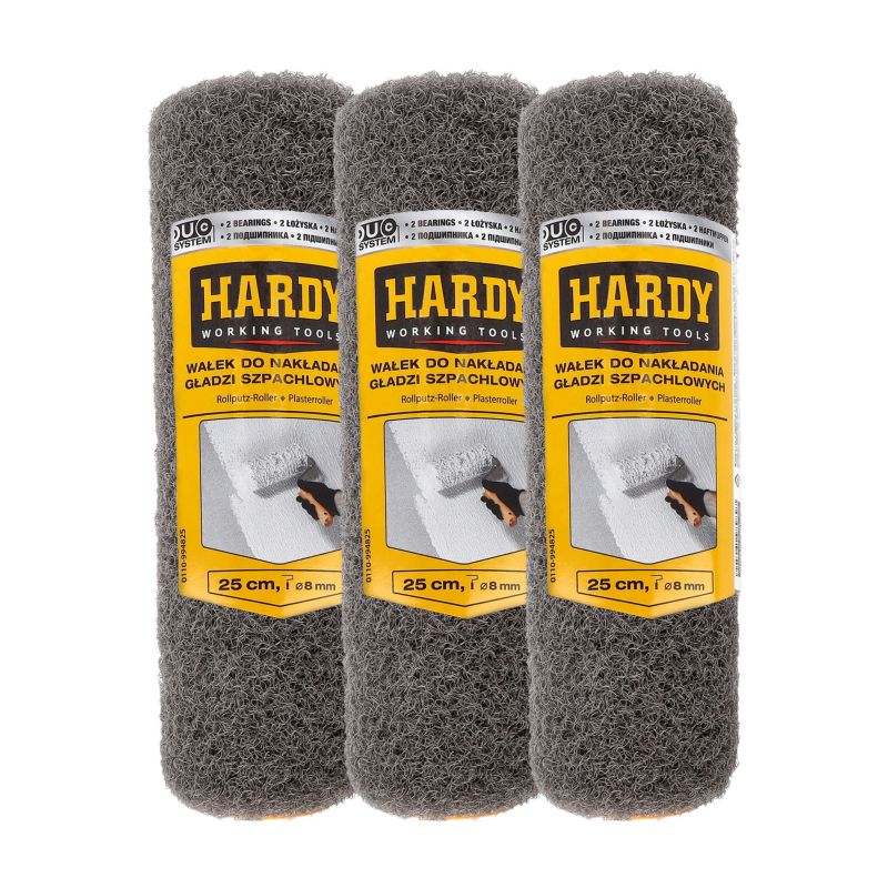 Rulleindsats til spartelmasse 48 mm 25 cm, 3 stk