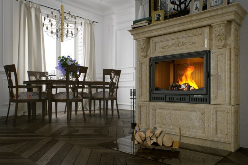 Nordflam Atina Eko 14 kW indsats til pejs