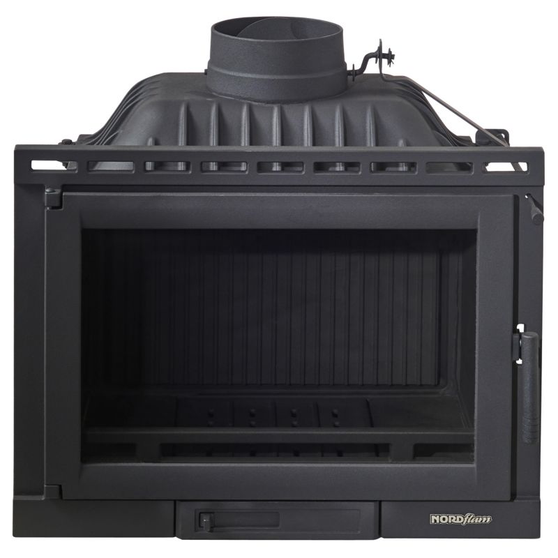 Pejseindsats Etna Støbejern 13 kW Sort 66x62 cm