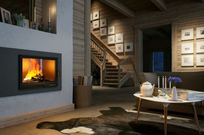 NORDflam LB 800 PW Eko brændeindsats med vandkappe