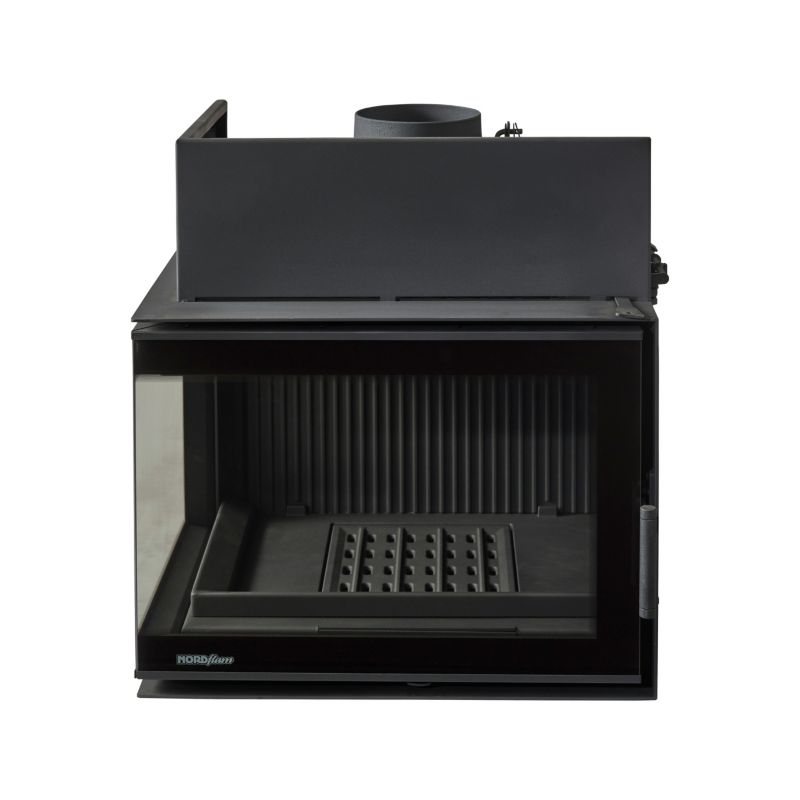 Pejseindsats Torn 12 kW Venstre Glas Sort