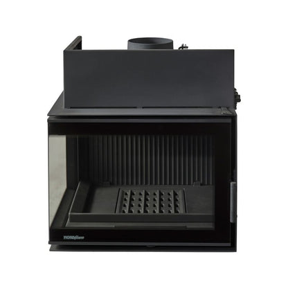 Pejseindsats Torn 12 kW Venstre Glas Sort