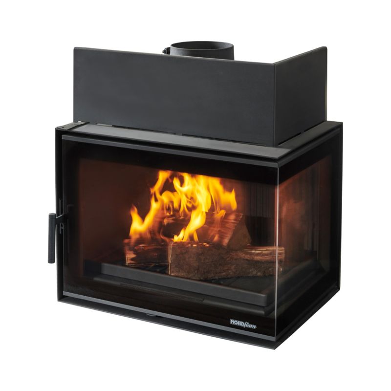 NORDflam Torn Eko 12 kW pejseindsats med højre glas