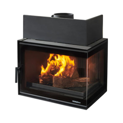 NORDflam Torn Eko 12 kW pejseindsats med højre glas