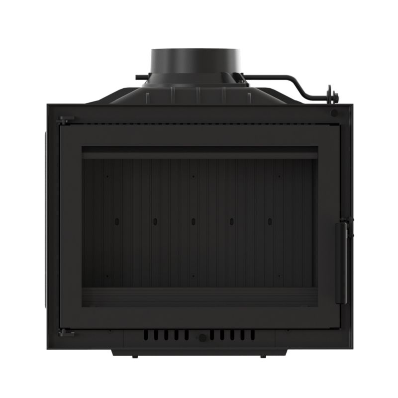 Pejseindsats Orion 60,5x61,1 cm Støbejern Sort
