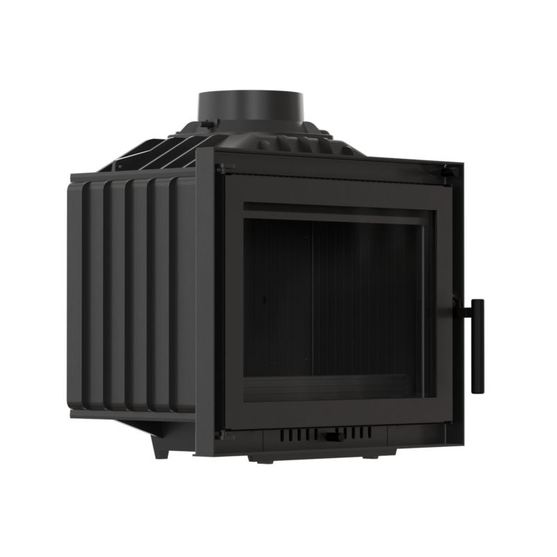 Pejseindsats Orion 60,5x61,1 cm Støbejern Sort