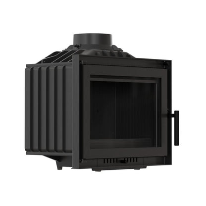 Pejseindsats Orion 60,5x61,1 cm Støbejern Sort