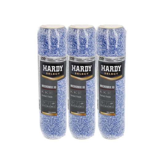 Hardy Micromix 25 cm malerulleindsats med 10 mm luv, 3 stk.