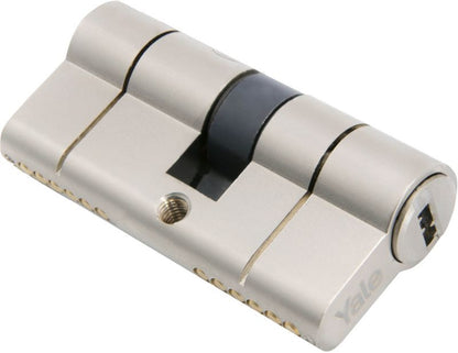 Cylinderlås 35 x 35 mm Satinnikkel 70 mm