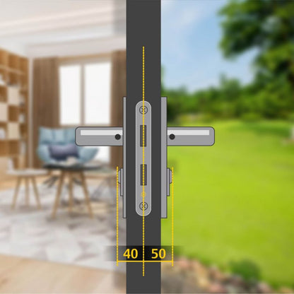 Cylinderlås Yale Max 40 x 50 mm Satengrå