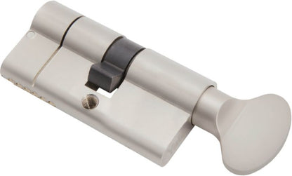 Cylinderlås Yale Max G35 x 35 mm Satinnikkel 70 mm