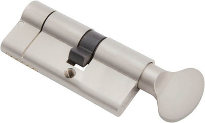 Cylinderlås 85 mm Satinnikkel 5 Nøgler | 5052847113493