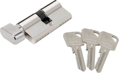Wkładka bębenkowa Ares G30 x 30 mm Nikiel | 5905452138279
