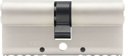 Cylinderlås 40 x 40 mm Satinnikkel