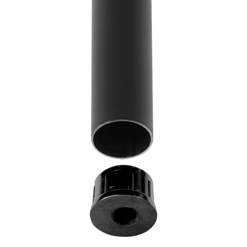 Shop Line M10 indsats med gevind, Ø 25 mm, sort