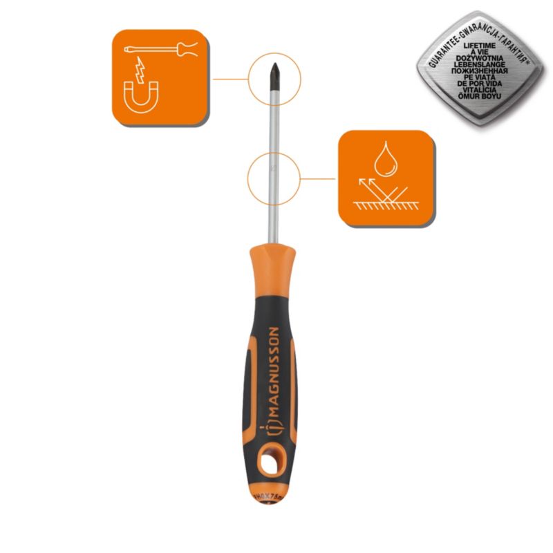 Magnusson Philips PH0 75 x 4 mm skruetrækker