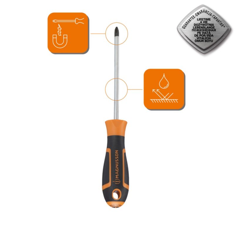 Magnusson Philips PH2 skruetrækker 125 x 6 mm