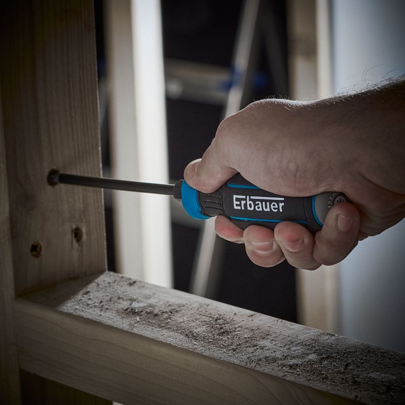 Pozi-skruetrækker Erbauer PZ2 x 125 mm