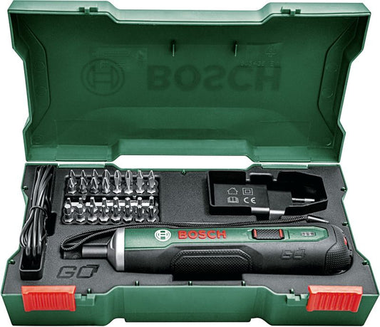 PushDrive Bosch skruetrækker med tilbehør, 32 bits