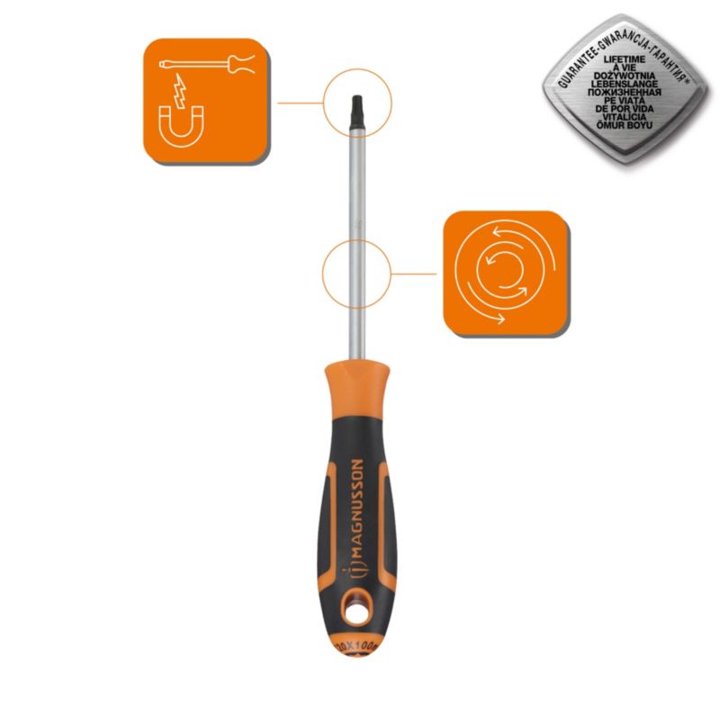 Magnusson Torx-skruetrækker T20 100 mm