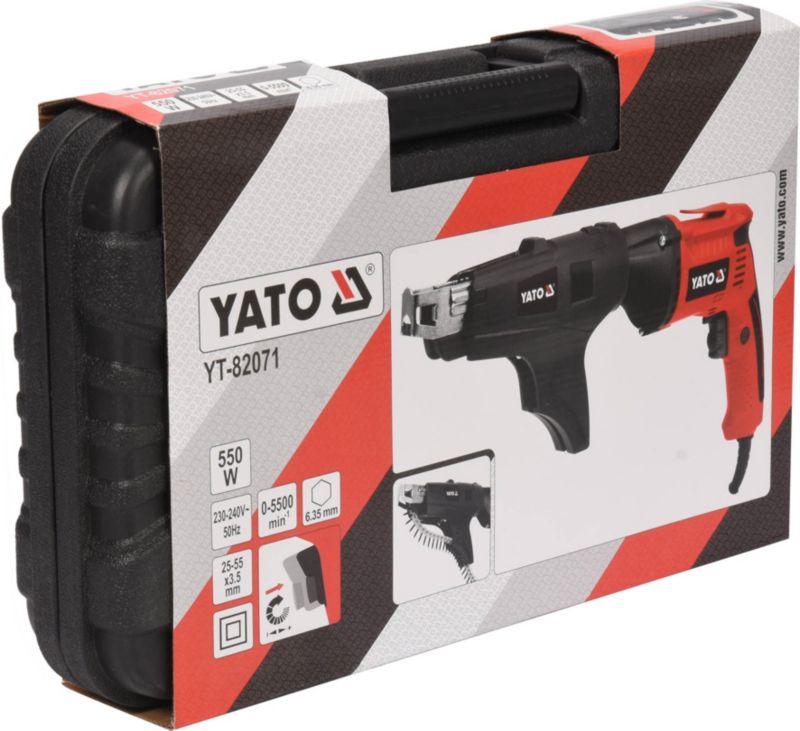 G-K Yato 550 W skruemaskine til gipsplader