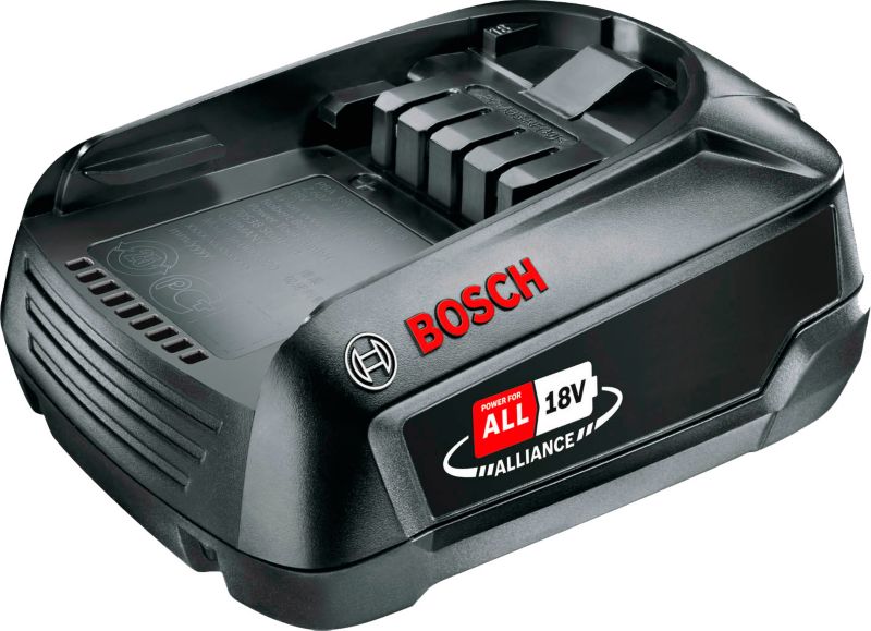 Bosch EasyImpact 18 V 40 akku-skruemaskine med 2 x 2,0 Ah batterier og xline-sæt