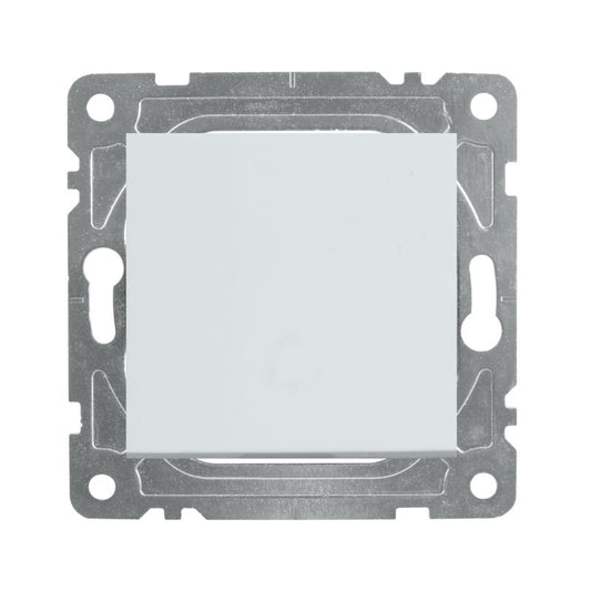 Enkelt indbygningsafbryder DMP Solid Electromalt QUAD hvid