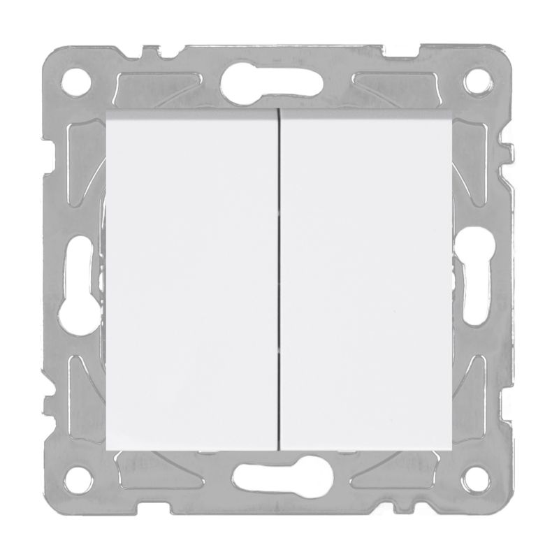 Dobbelt trappeafbryder DPM Solid Electromalt QUAD 7 x 7 x 4,1 cm hvid