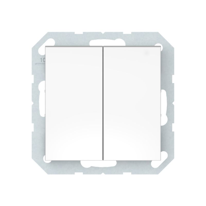 Dobbelt trappeafbryder DPM Solid Electromalt QUAD hvid