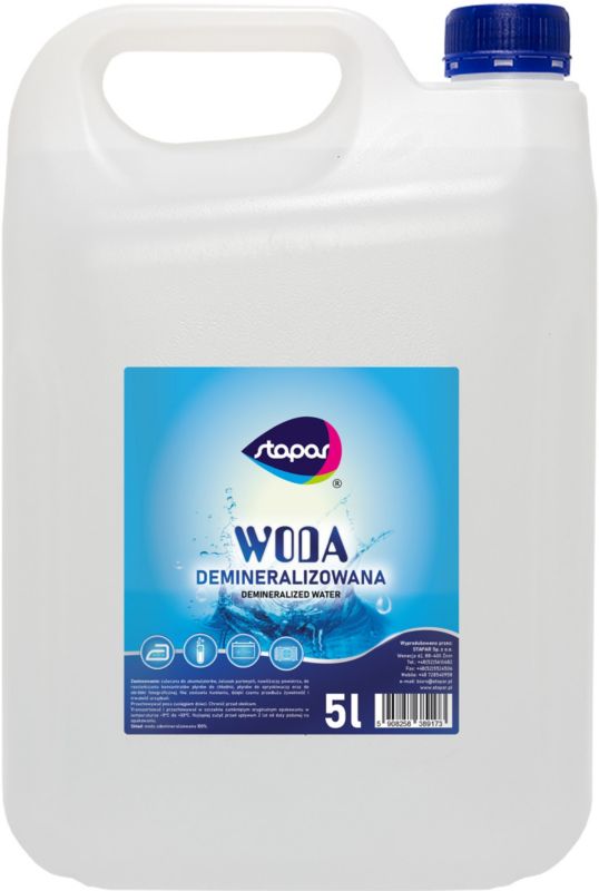 Demineraliseret vand Stapar 5 l