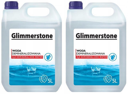 Demineraliseret destilleret vand til strygejern 2x5L, 2 stk.
